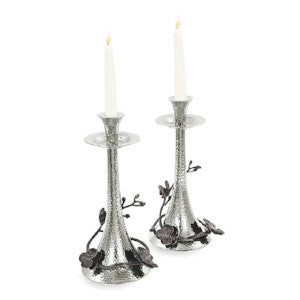 Black Orchid Candle Sticks By Michael Aram