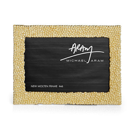 Molten Gold Frame 4x6 By Michael Aram