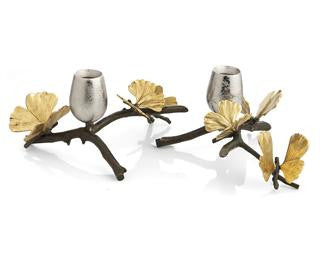 Butterfly Gingko By Michael Aram Candleholders, Set of 2