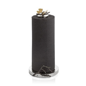 Butterfly Ginkgo Paper Towel Holder By Michael Aram