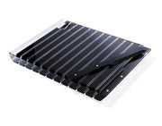 Striped Lucite Challah Board By Apeloig Collection With Knife