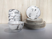Marble Dinnerware 18 Piece