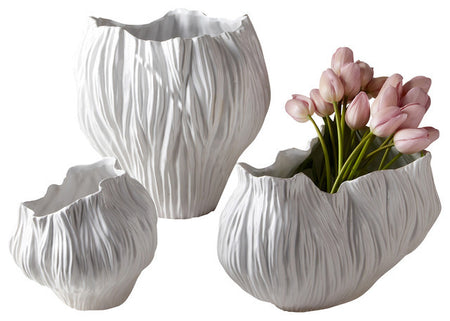 Set of 3 Piriform Vases by Two's Company