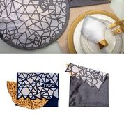 Geometric  Matzoh Cover & Afikomen Bag
